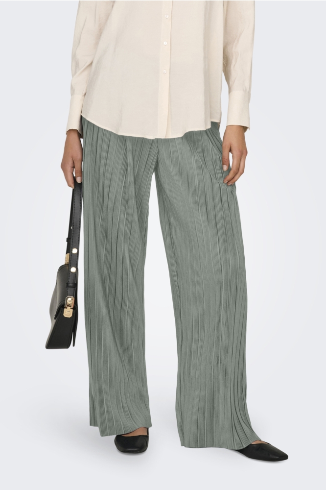ONLRAVENNA PLISSE PANT NOOS JRS 15318505 AGAVE GREEN